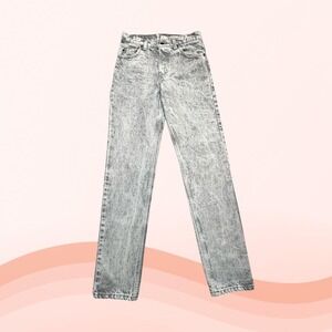 VTG 1980s Levi's 505 Acid Wash Jeans Sz 29x32 Gray Stone Wash Denim Made In USA